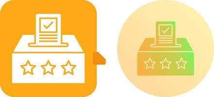 Ballot Icon Design vector