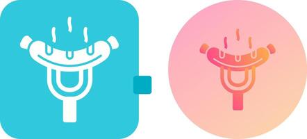 Sausage Icon Design vector