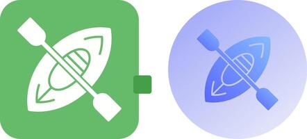 Kayak Icon Design vector