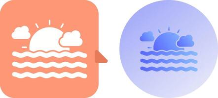 Sea Icon Design vector