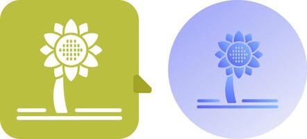 Sunflower Icon Design vector