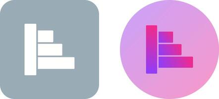 Object Alignment Icon Design vector