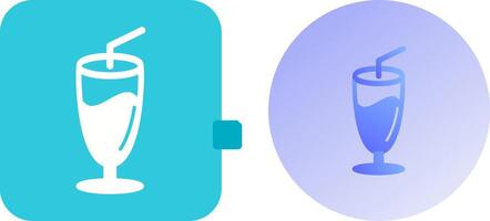Milkshake Icon Design vector