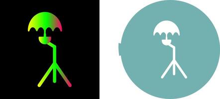 Unique Umbrella Stand Icon Design vector