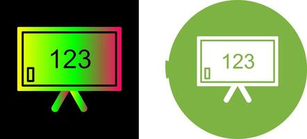 Unique Classroom Board Icon Design vector