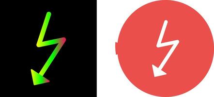 Unique Flash Icon Design vector