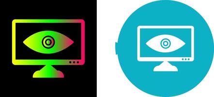 Unique Web Visibility Icon Design vector