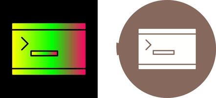 Unique Console Icon Design vector