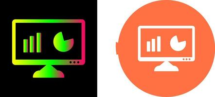 Unique Analytics Icon Design vector