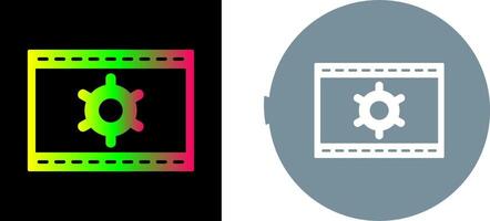 Unique Web Optimization Icon Design vector