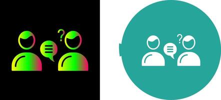 Unique Consulting Services Icon Design vector