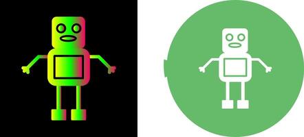 Unique Robot Icon Design vector