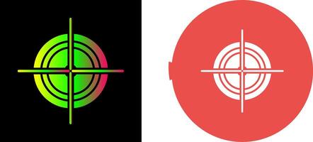 Unique Target Icon Design vector