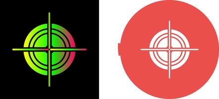 Unique Target Icon Design vector