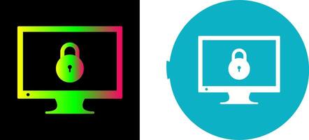 Unique Closed Access Icon Design vector