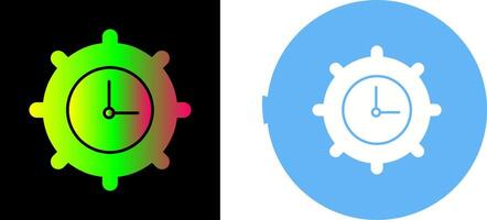 Time Settings Icon Design vector