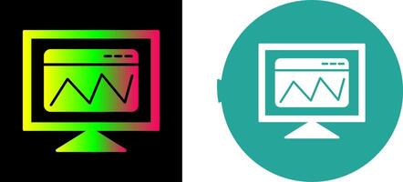 Web Analysis Icon Design vector