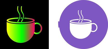 Hot Coffee Icon Design vector