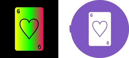 Hearts Card Icon Design vector
