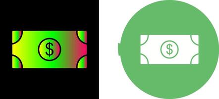 Dollar Bill Icon Design vector
