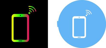 Unique Connected Device Icon Design vector