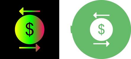 Unique Transcation Icon Design vector