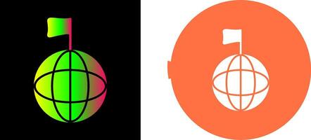 Unique Global Signals Icon Design vector