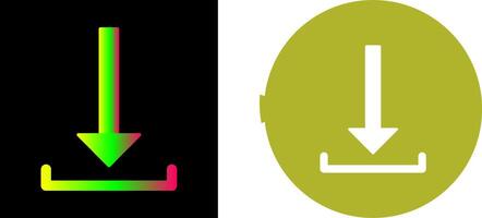 Unique Download Icon Design vector