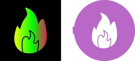 Unique Flame Icon Design vector