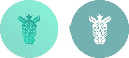 Zebra Icon Design vector