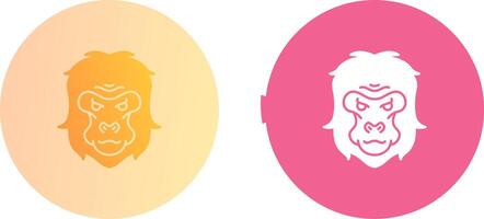 Gorilla Icon Design vector