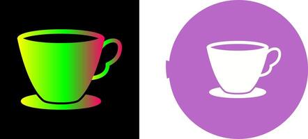 Tea Cup Icon Design vector