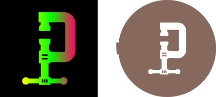 Clamp Icon Design vector