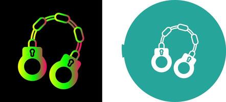 Handcuff Icon Design vector