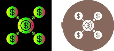 Distribution Icon Design vector