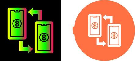 Transaction Icon Design vector