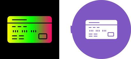 Debit Card Icon Design vector