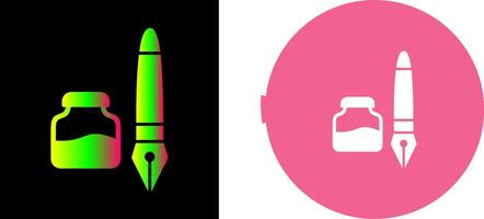 Ink and Pen Icon Design vector