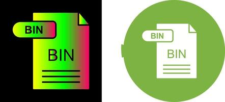 BIN Icon Design vector