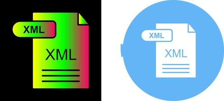 XML Icon Design vector