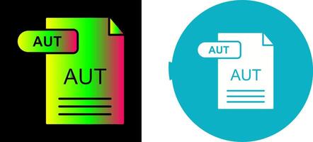 AUT Icon Design vector