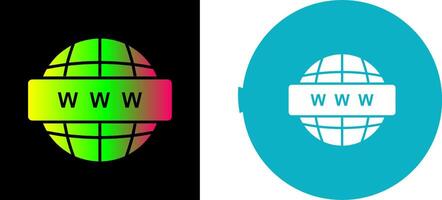 World Wide Web Icon Design vector
