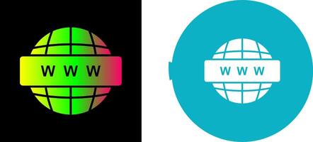 World Wide Web Icon Design vector