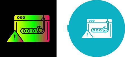 Phishing Password Icon Design vector