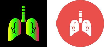 Lung Icon Design vector