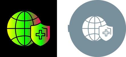 Global Protection Icon Design vector