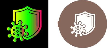 Virus Protection Icon Design vector