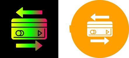 Transaction Icon Design vector