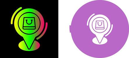 Shop Location Icon Design vector