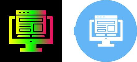 Adaptive Layout Icon Design vector